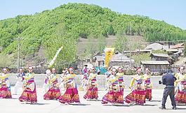 民族特色 舞蹈 象帽舞 朝鮮族舞蹈 民族文化 民族藝術圖片
