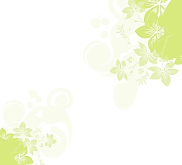 一個(gè)抽象的背景與花
