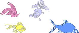 魚 矢量圖片