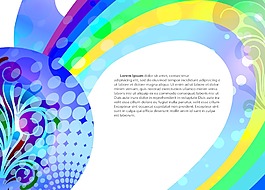 矢量摘要背景的半色調