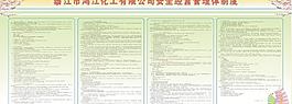 化工有限公司安全經營管理體制度