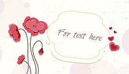 矢量花卉框架