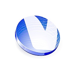 光滑的球體ABC字母V向量