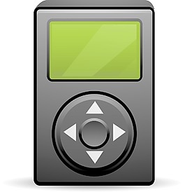 黑版iPod媒體圖標