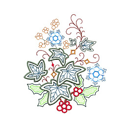 繡花 植物 花朵 免費素材