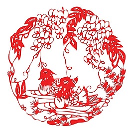 矢量圖 風(fēng)格 中國(guó)風(fēng) 民族風(fēng) 剪紙 免費(fèi)素材