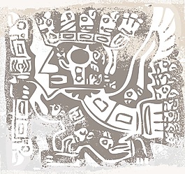 垃圾印加圖標(biāo)矢量插畫