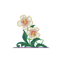 繡花 植物 花朵 免費(fèi)素材