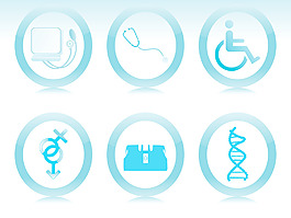 光澤圖標矢量集