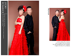 优雅婚纱模板
