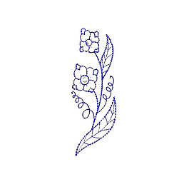 繡花 花邊 植物 花朵 免費素材