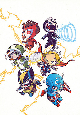 位圖 插畫 卡通插畫 插畫師 Skottie 免費素材