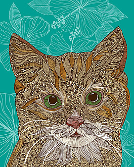 位圖 插畫 時尚插畫 動物插畫 插畫師 免費素材