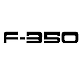 F-350 logo設(shè)計(jì)欣賞 F-350矢量汽車標(biāo)志下載標(biāo)志設(shè)計(jì)欣賞