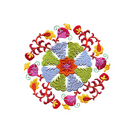 繡花 植物 花朵 免費素材