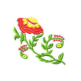 繡花 植物 花朵 免費素材
