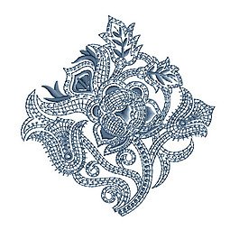 繡花 花朵 花邊 藤蔓 樹葉 免費素材