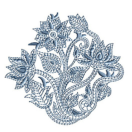繡花 花朵 花邊 藤蔓 免費(fèi)素材