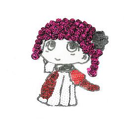 亮片 人物 女孩 植物 花朵 免費(fèi)素材