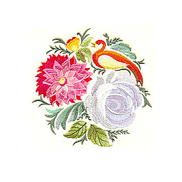 繡花 植物 花朵 免費(fèi)素材
