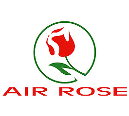 Air_Rose logo设计欣赏 Air_Rose航空公司LOGO下载标志设计欣赏