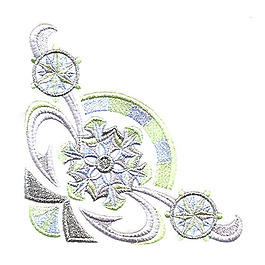 繡花 花紋 花朵 免費素材