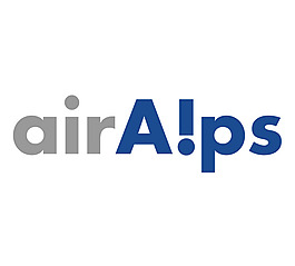 Air_Alps logo設計欣賞 Air_Alps航空公司標志下載標志設計欣賞