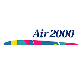 Air_2000 logo设计欣赏 Air_2000航空公司标志下载标志设计欣赏
