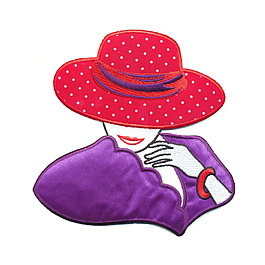 貼布 人物 女人 生活元素 帽子 免費(fèi)素材