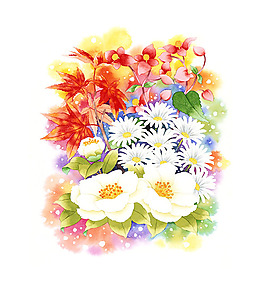 位图 插画 插画师 茨木祥之 日本 免费素材