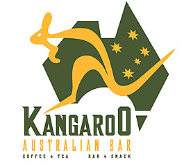 Kangaroo Australian Bar logo設計欣賞 Kangaroo Australian Bar下載標志設計欣賞