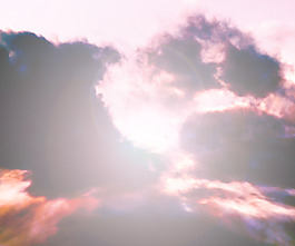 太陽天空云舞臺背景
