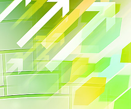 綠色商業圖表的背景