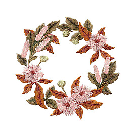 繡花 植物 花朵 免費素材