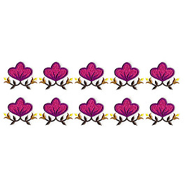 繡花 花朵 花邊 免費(fèi)素材