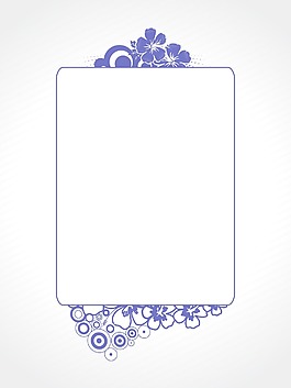摘要裝飾花卉幀design17