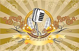 麥克風(fēng) 底紋 時(shí)尚圖片