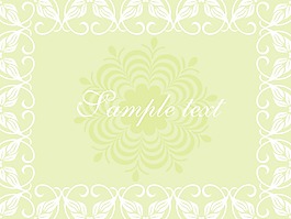 花的示例文本背景系列design4