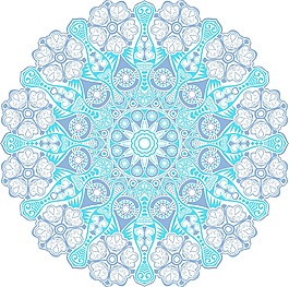 花邊圖案裝飾輪