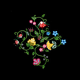 繡花 植物 花朵 免費(fèi)素材
