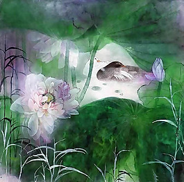 位圖 植物 葉子 花朵 荷花 免費(fèi)素材