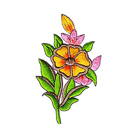繡花 植物 花朵 免費(fèi)素材