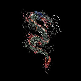 燙鉆 動(dòng)物 龍 免費(fèi)素材