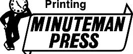Minuteman Press logo設計欣賞 民兵新聞標志設計欣賞