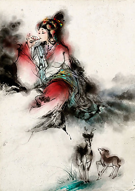 位圖 人物 女人 京劇 色彩 免費(fèi)素材