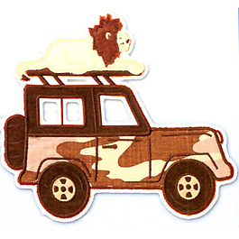 貼布 汽車 獅子 免費素材