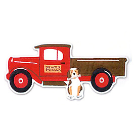 貼布 小狗 汽車 免費(fèi)素材