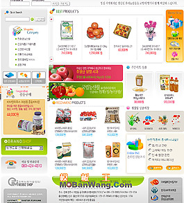 韩国某商品销售公司模板