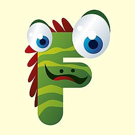 印花矢量圖 T恤圖案 卡通 字母 擬人化 免費(fèi)素材