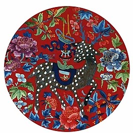 繡花 圖騰 民族 鹿 酒杯 免費(fèi)素材